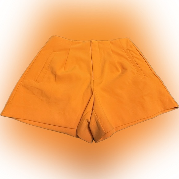 Women's High-Rise Tailored Shorts - A
New Day™ Orange size 10 - Picture 2 of 5